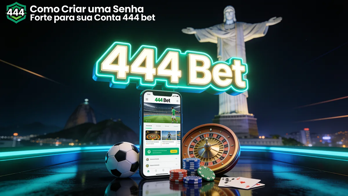 Como Criar uma Senha Forte para sua Conta 444 bet para jogadores no Brasil