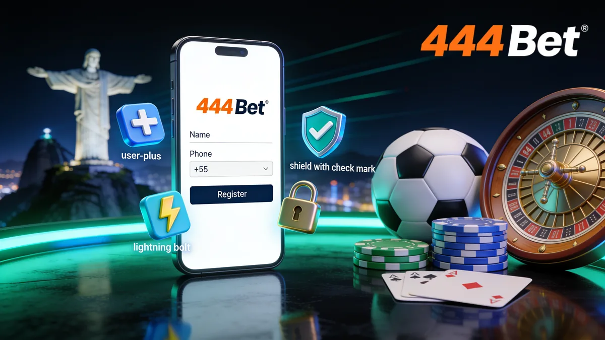 444 bet no Brasil — Como se Cadastrar na 444 bet